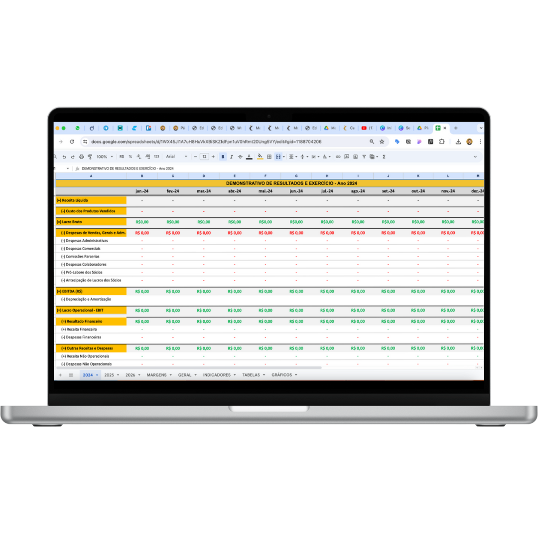 Demonstrativo dos Resultados do Exercício